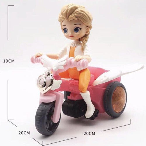 Dreamy Girl Bicycle Toy with Doll Rider