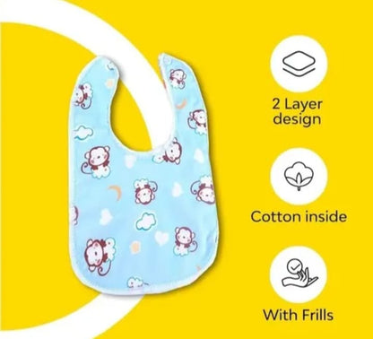 Soft Cotton Baby Bib with Fun and Print