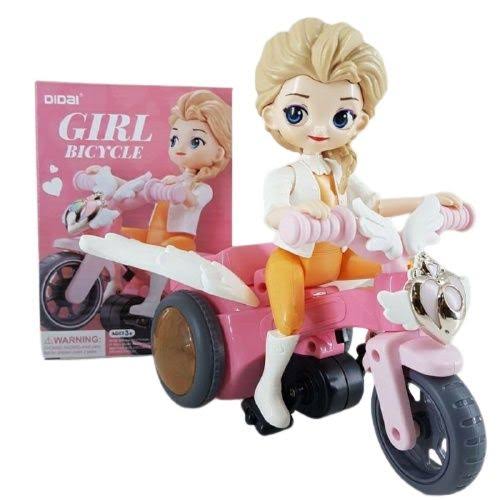 Dreamy Girl Bicycle Toy with Doll Rider