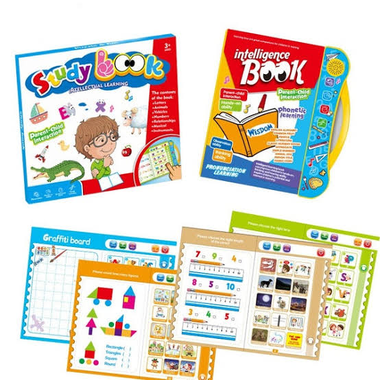 Interactive Kids Learning Book Set – Study & Intelligence