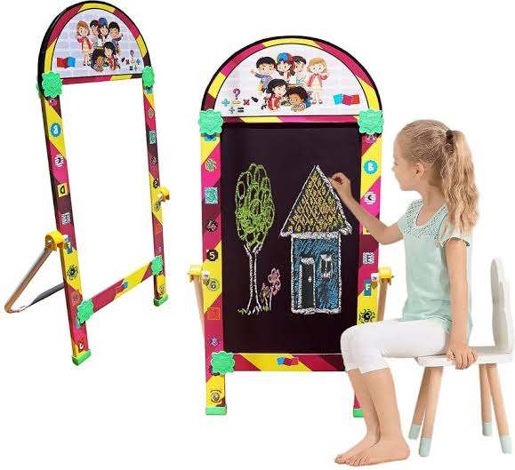 Kids' Dual-Sided Creative Easel